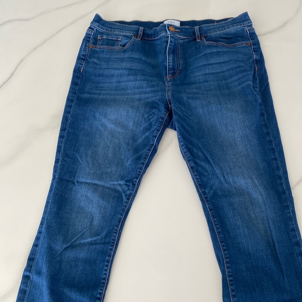 Loft Outlet Dark Blue Modern Skinny Jean